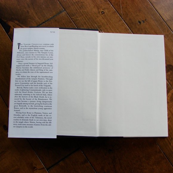 Anne Rice Blood and Gold The Vampire Chronicles HC DJ 1ST Edition Collectible - Picture 2 of 12